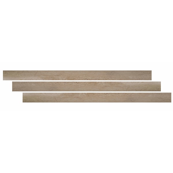 Ackland 0.75 in. T x 94 in. L x 0.63 in. W Anela Beige Luxury Vinyl Flooring Trim Quarter Round AKVTVANBE-QR - main